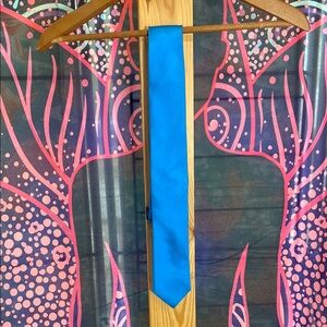Turquoise Blue Silk Necktie